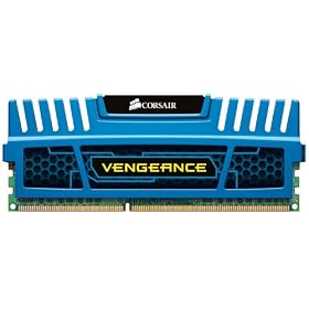 Corsair CMZ8GX3M2A1866C9B 8GB (2 x 4 GB) DDR3 Vengeance Memory - Blue