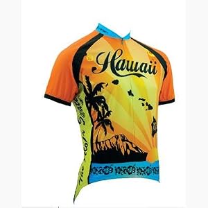 Buy Canari Mens Hawaii II Souvenir Short Sleeve Cycling Jersey - 12152 by Canari Cyclewear