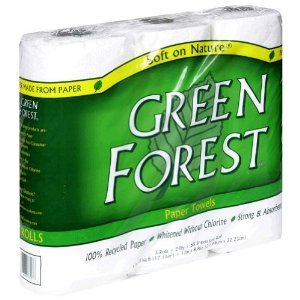 Green Forest Paper Towel Recycled Content