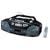 JVC CD Radio Cassette Player Recording Portable AM FM Stereo Backlit LCD Display 2W x 2RMS Ref RCEZ31B