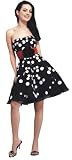 Short Blk/Wht Size 0 Formal Prom Evening Gown Strapless Knee-Length Dress by Jovani