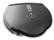 George Foreman 13802 Baby Grill in Black with SlopedGrill Design