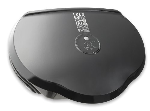 City Travel Guides Discounted  Kitchen & Housewares : George Foreman 13802 Baby Grill in Black with sloped grill design and thermostat control - cooks up to 3 portions