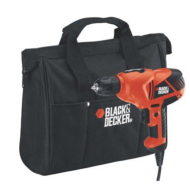Black & Decker DR250B 5.2 amp 3/8-inch VSR Drill/Driver with Storage Bag