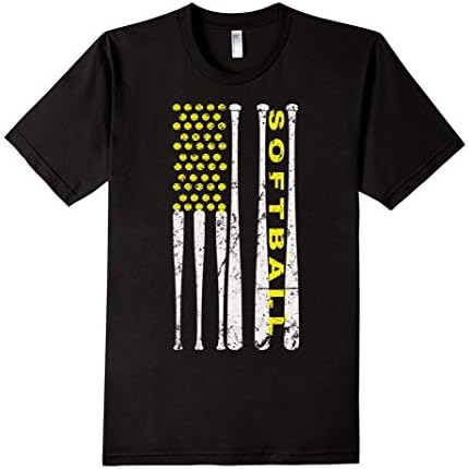 Men's Softball t shirts Large Black