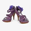 High Heel Sandal Enticing Purple