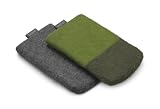 Palm Pixi Wooly Pouch (Grey,Green)