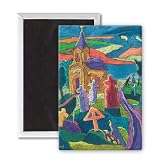 Day of the Dead, 2006 (pastel on paper) by.. - 3x2 inch Fridge Magnet - large magnetic button - Magnet