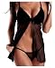 Escante Women's Fly Away Babydoll, Black, Medium