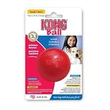 KONG Ball with Hole Dog Toy, 2-1/2-inch Ball, Red