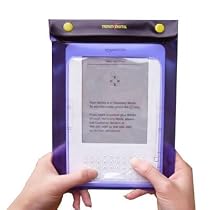 TrendyDigital WaterGuard Waterproof Case for Kindle, Purple Border