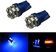 iJDMTOY 12-SMD 168 194 2825 T10 LED License Plate Light Bulbs, Ultra Blue