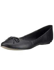 Buffalo London 206-5155-1 KID LEATHER WHITE 90759 Damen Ballerinas