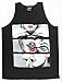 100% Cotton Graphic Front Tank Top - Cigar