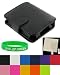 Premium Leather Storage Case for Garmin nuevi 200 250 260 270 205 255 500 550 3.5-Inch (Non-Widescreen Edition Only) Bluetooth Portable GPS Navigator (GPS Not Included) + Screen Protector and Bouns Young Micro TM Live Green Wristband