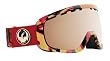 Dragon ROGUE Snow Goggles - Shocking Frame / Gold Ionized Lens / Shocking Red with Metal Logo Rivet