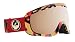 Dragon ROGUE Snow Goggles - Shocking Frame / Gold Ionized Lens / Shocking Red with Metal Logo Rivet