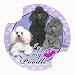 Set of Two Poodle Occasion Carsters - Style dpa8