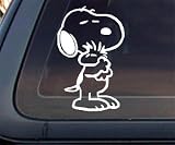 Snoopy Hugging Woodstock Car Decal / Sticker