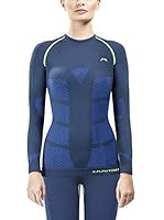 Spaio Camiseta Técnica Emmitou Silver 03 (Azul Oscuro / Lima)