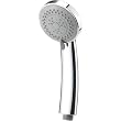 Croydex Eco Profile - Alcachofa de ducha con 3 funciones, color met�lico