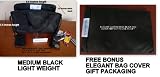 $ 13.99 FREE SHIP USA NEW BLACK LIGHT WEIGHT Hand BAG Organizer/purse/tote Insert Organizer -for SMALL to MEDIUM bags. Switch Bags in Seconds! NOW WITH FREE BONUS ELEGANT BAG COVER. MAKES AN EXCELLENT GIFT.