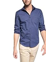 Esprit Collection Camisa Hombre (Azul)