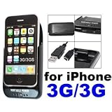 NEEWER® Portable Backup Battery Power Station Charging Cradle for Apple iPhone 3G/3GS + USB Output for use with Other Mobile Phones!