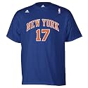 NBA Men's New York Knicks Jeremy Lin #17 Name And Number Tee