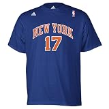 NBA Men's New York Knicks Jeremy Lin #17 Name And Number Tee