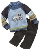 Nannette Baby Boy Three-Piece Truck Sweater Set