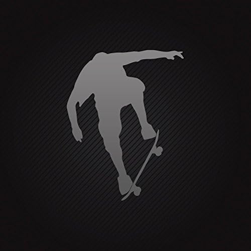 Decal Sticker Skateboard Figure Weatherproof Sailboats Specialty Sta Dark_Gray (8 X 6.20 In)