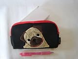 【PSPやコスメ・ペンにも☆】オールマイティポーチ パグ★かわいいわんこ！犬！Pug☆*:・°【PSポーチ】【化粧ポーチ】【ペンケース】【通帳ケース】 パグ