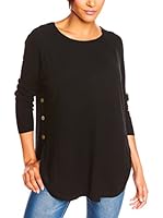 SO CACHEMERE Jersey Ella (Negro)
