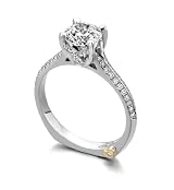 Ladies Je Taime Dimond Engagement Ring