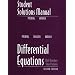 Student Solutions Manual for Differential Equations