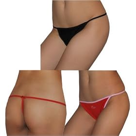 Buy 3 PACK: Ladies Private Intimate G-String Thong Panties Knickers by var goTwisterProductImageStrings = new Object();goTwisterProductImageStrings['prodImageNotAvailTextNoColor'] = 