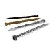 """10X2-1/2"""" CAP-TOR #81 EPOXY COATED COMPOSITE DECK SCREW CEDAR 350/CT"""