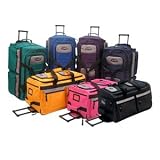 Hot Pink Olympia 22 8 Pockets Rolling Duffel 41Kgkrb2EFL. SL160 Hot Pink Olympia 22 8 Pockets Rolling Duffel