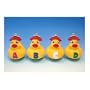 WEDGimal Ducks, Letters 4-Piece Set