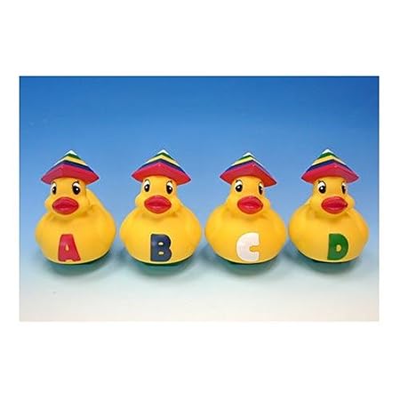 WEDGimal Ducks, 4 Piece Letters Set