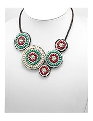 Cotton Waxed Thread Jade Necklace In White Base