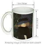 Gustav Klimt Art COFFEE MUG Lady with Hat and Feather Boa