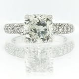 4.02ct Cushion Cut Diamond Engagement Anniversary Ring