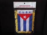CUBA COUNTRY FLAG MINI BANNER CAR WINDOW