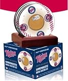 Minnesota Twins unsigned Coasters (50th Anniversary) With Game Used Dirt (Set of 4)- MLB Hologram