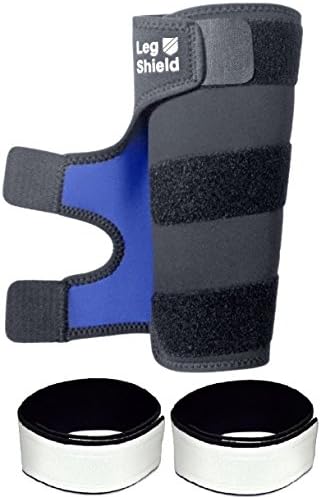 Bundle - Black Leg Shield Pant Protector (1 unit) & Owl Band Reflective Ankle Bands (pair)