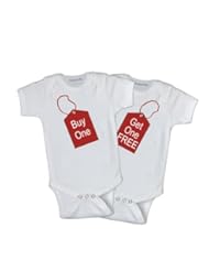 Apparel: Twins Infant One Piece Bodysuit - Buy One Get One Free - World-Accents
