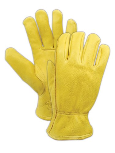 Magid TB1650ET-L Men's Deluxe Grain Deerskin Driver Gloves, Large On Sale