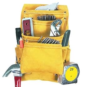 Carpenter Nail and Tool Bag by Custom Leather Craft